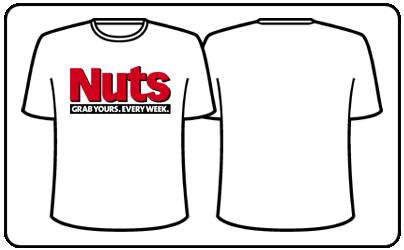 Nuts Magazine - White Tee