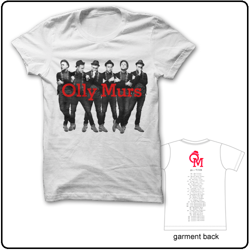 Olly Murs - Album Cover (With 2011 tour dates backprint)