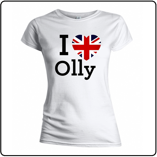 Olly Murs - Union Jack Crystalina Heart (Girls Skinny)