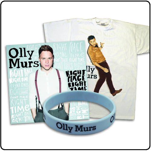 Olly Murs - CD + T-shirt + Wristband Bundle