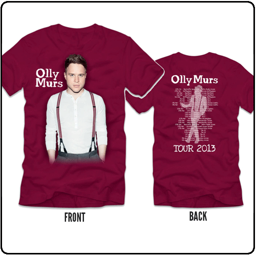 Olly Murs - Right Place 2013 Tour - Maroon