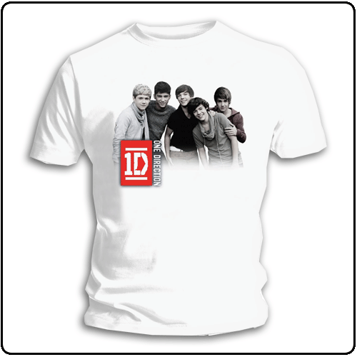 One Direction - Group Photo (White)