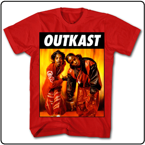 Outkast - Kneeling Logo Red