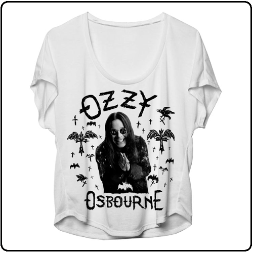 Ozzy Osbourne - White Crosses and Bats Photo