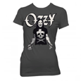 Ozzy Wearing Skull And CB (Womens T-Shirt)