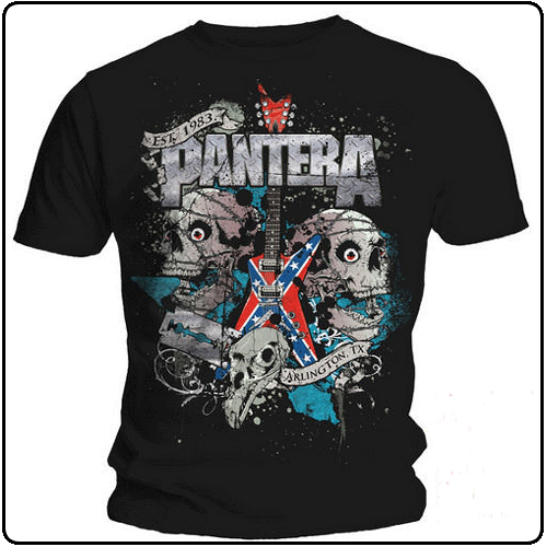 Texus Skull Official Band T-Shirt New *Sale £10.49 PANTERA 