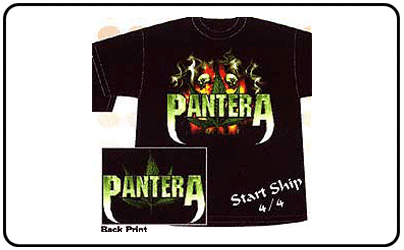 Pantera - Skull & Leaf