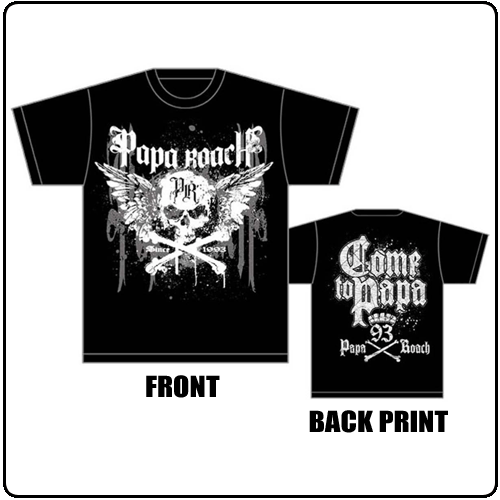 Papa Roach - Crossbone Drips (with backprint)