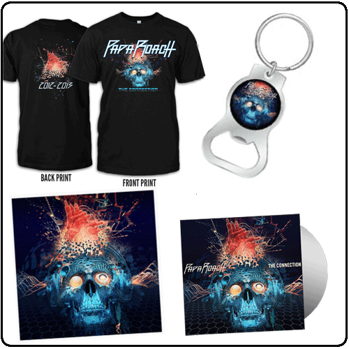 Papa Roach - Tshirt Vinyl, 2Disc, & Keyring Bundle