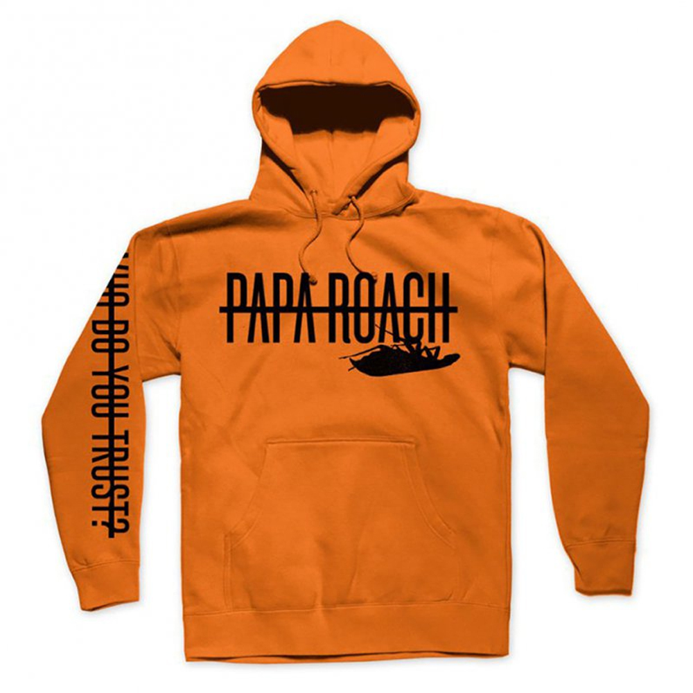 Blabbermouth Wdyt Blaze Orange Hoodie Papa Roach