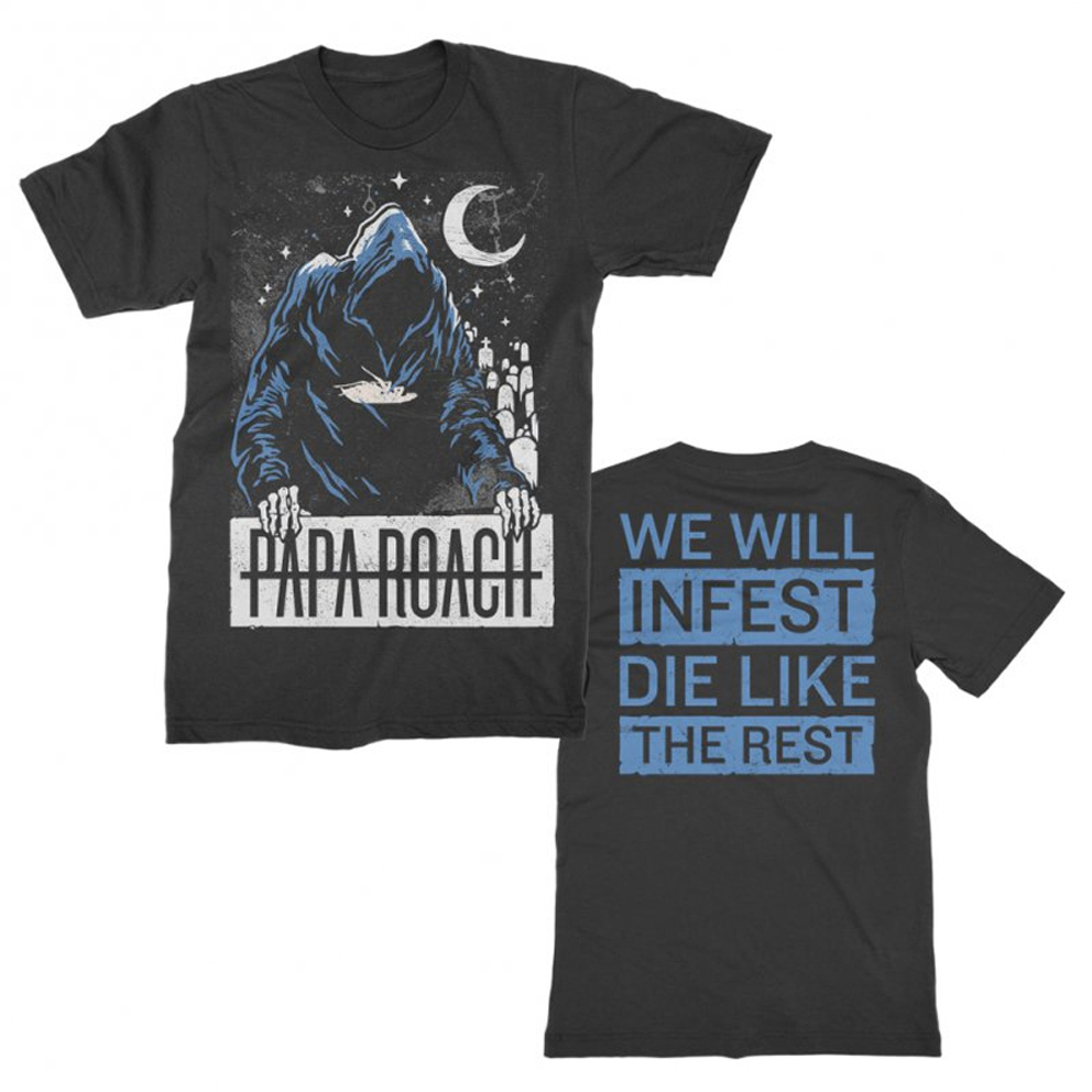 Blabbermouth Infest Death Papa Roach T Shirt