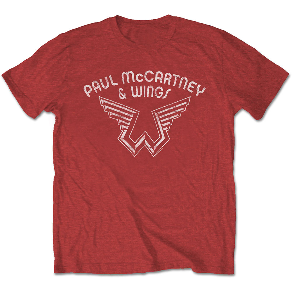 NEW & OFFICIAL! Paul McCartney 'Wings Logo' T-Shirt