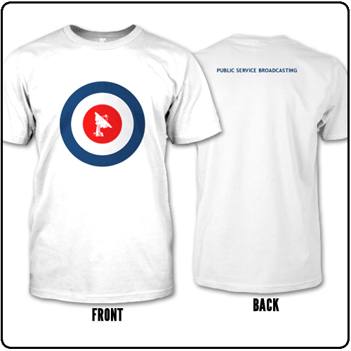 Public Service Broadcasting - Target (White)