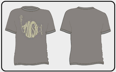 Phish - Distressed Logo (Grey)