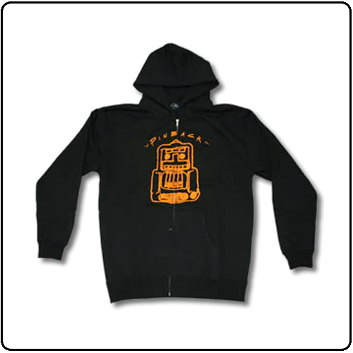 Pinback - Robot Zipped Hoodie