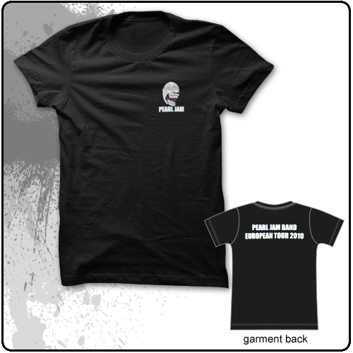 Pearl Jam - Skull 2010 European Tour (Black)