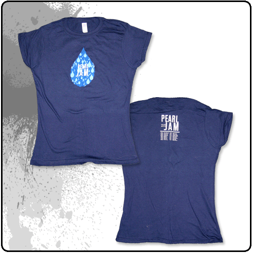 Pearl Jam - Tear Drop 2010 European Tour (Girls Blue)