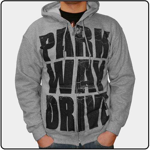 parkway drive zip up hoodie