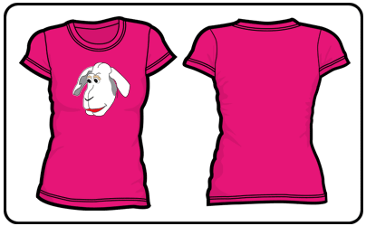 Pancake Mountain - Rufus Head Womens (Hot Pink)