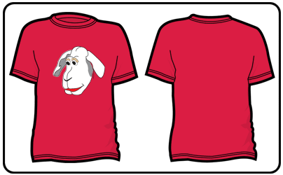 Pancake Mountain - Rufus Head Kids (Red)
