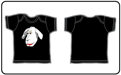 Pancake Mountain - Rufus Head Baby (Black)