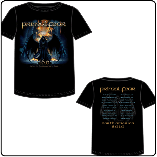 Primal Fear - 16.6 Album Cover/Tour Dates