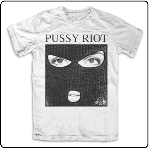 Pussy Riot - Black Mask (White)