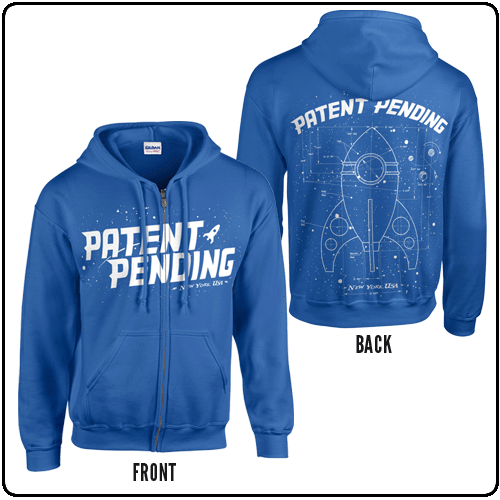 Patent Pending - Rocket - Royal Blue Zip