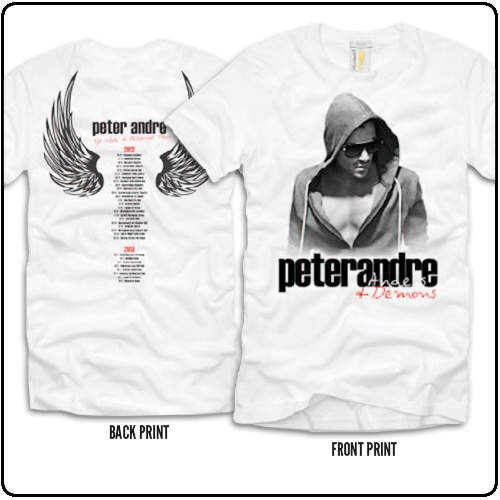 Peter Andre - Angels & Demons - Dates (White)