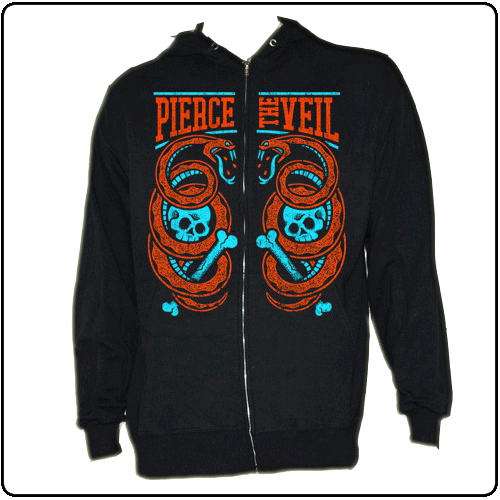 Pierce The Veil - skull snake (zip)