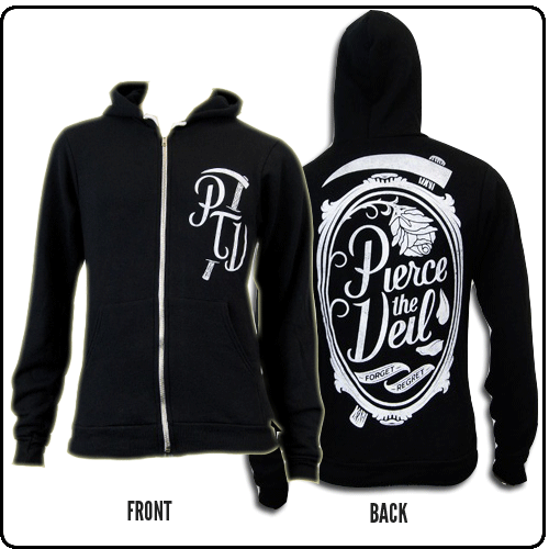 Pierce The Veil - Cemetery Rose Black Zip