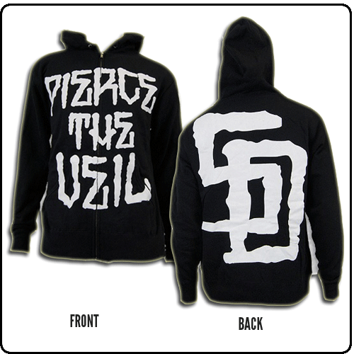 Pierce The Veil - SD Logo Black Zip