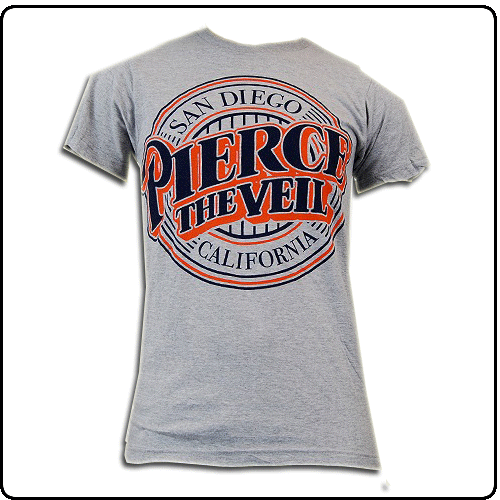 Pierce The Veil - Baseball Logo Heather Gray