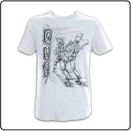 Status Quo - Cartoon (White)