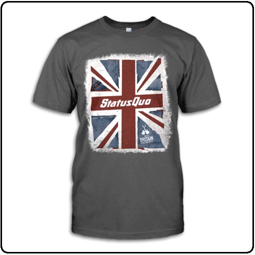 Status Quo - Union Jack (Charcoal)