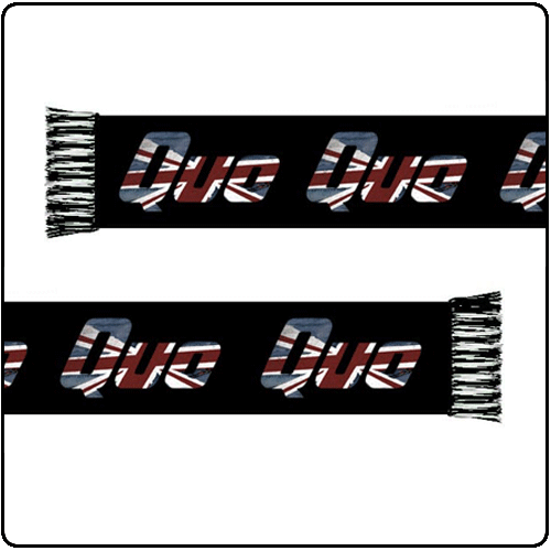 Status Quo - Black Woven Scarf