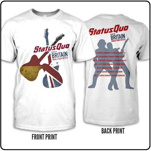Status Quo - Made In Britain - Germany (White)
