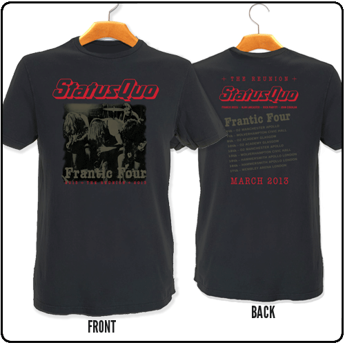 Status Quo - Frantic - Dates On Back