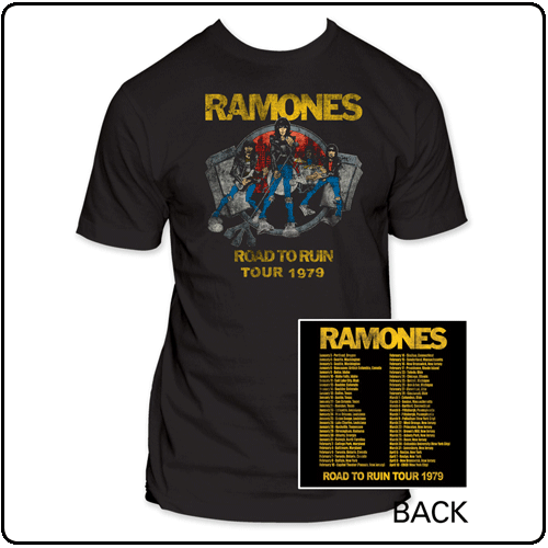 Ramones - Road To Ruin Tour (Fitted)