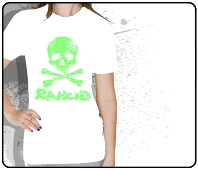 Rancid - D-Skull Green (Girls)