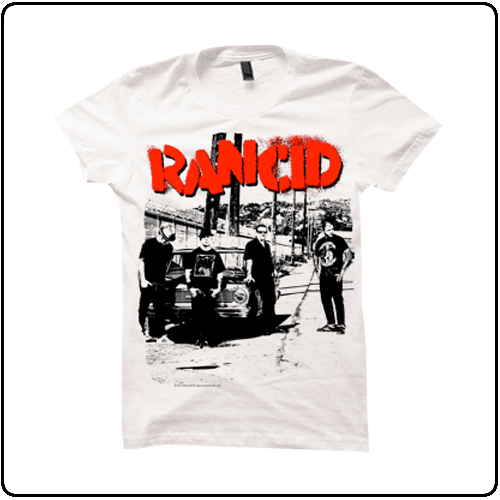 Rancid - Alley Photo White (Girls Sizes)