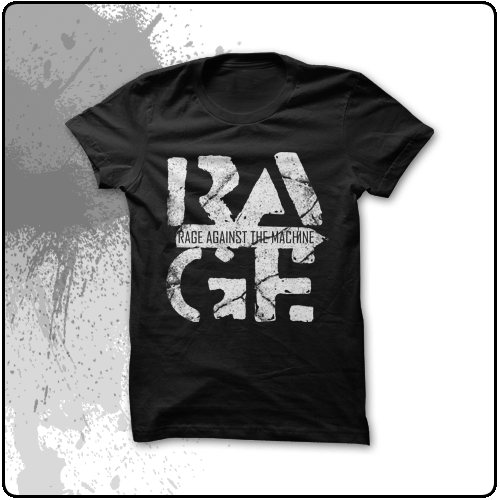 Rage Against The Machine - RAGE (Mens Black)
