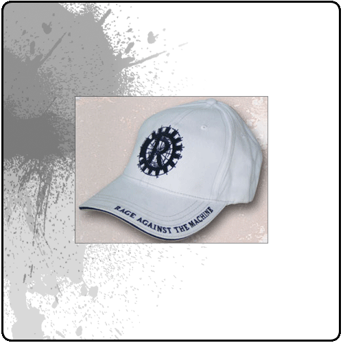 Rage Against The Machine - White Fitted