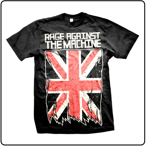 Rage Against The Machine - Union Jack (Mens Black)