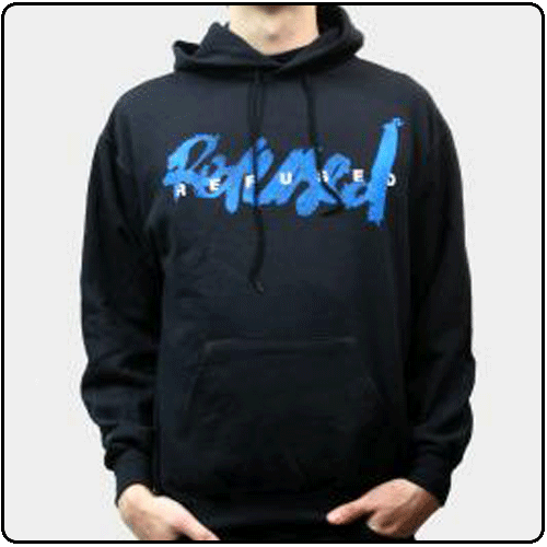 Refused - Blue Logo Pullover Hoodie