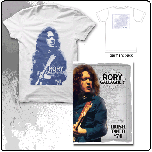 Rory Gallagher - Irish Tour 74 DVD + Shirt Bundle