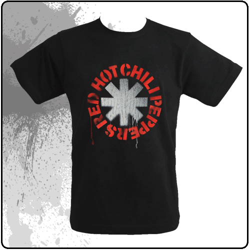 Red Hot Chili Peppers - Stencil logo (Black)