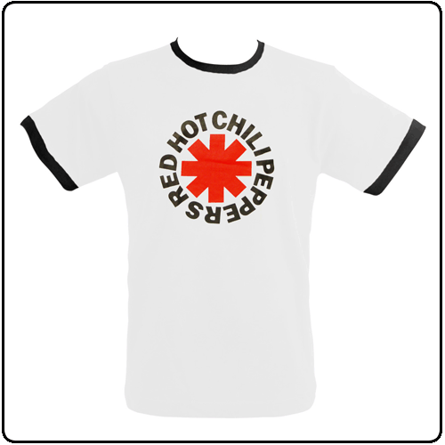 Red Hot Chili Peppers - Red Asterisk (White & Black Trim)