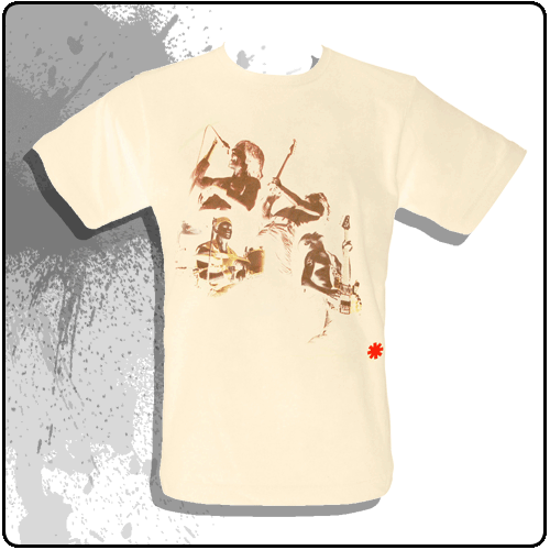 Red Hot Chili Peppers - Band Negative (Cream) HALF PRICE