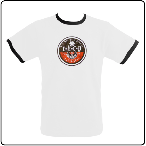Red Hot Chili Peppers - Los Angeles Circle (White & Black Trim) HALF PRICE